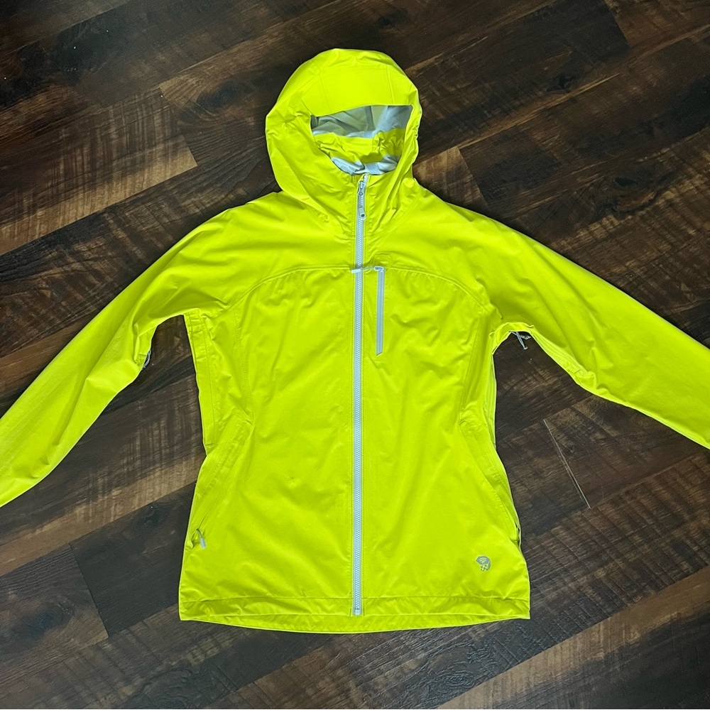 Mountain Hardware Hooded Full Zip Rain Jacket